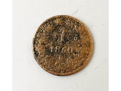 1 krejcar 1860 B, František Josef I.