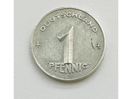 1 pfennig 1952 E