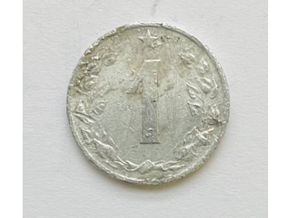 1 haléř 1954