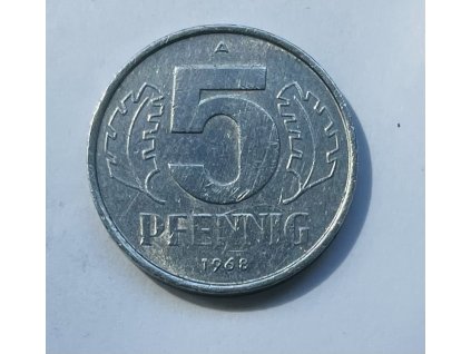 5 pfennig 1968 A