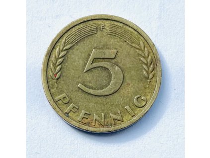 5 pfennig 1950 F