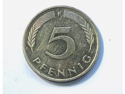 5 pfennig 1988 F