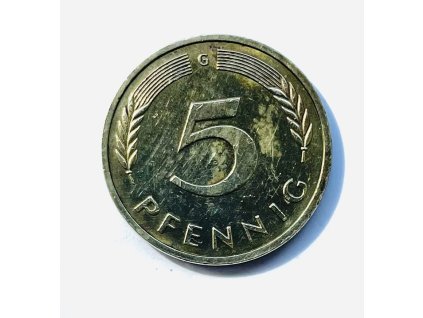 5 pfennig 1982 G