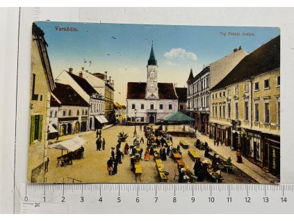 Pohlednice Varaždin Trg Franje Josipa, cca 1910