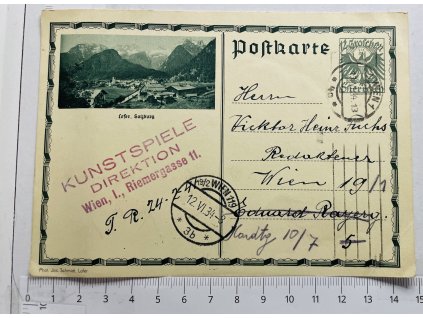 Pohlednice Salzburg, 1934