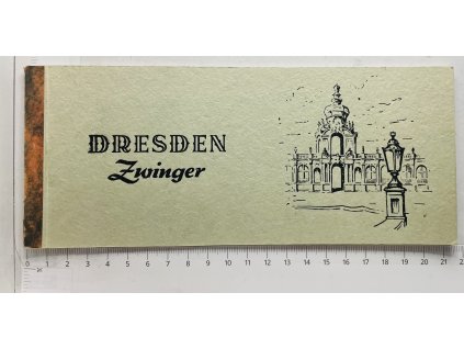 Sada pohlednic Dresden Zwinger, 1961