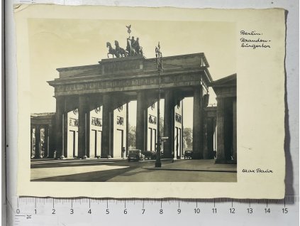 pohlednice Brandenburská brána/Brandenburger Tor, 1940