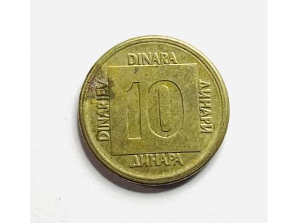 10 dinar 1989