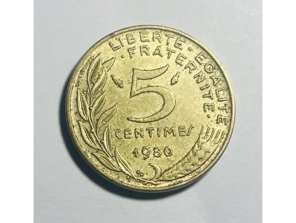 5 centimes 1980