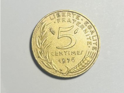 5 centimes 1976