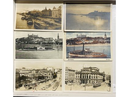 7 pohlednic Bratislava