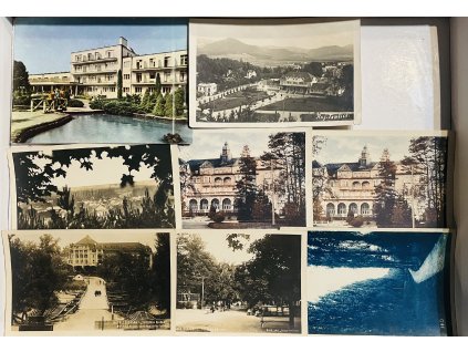 8 pohlednic - Lázně Piešťany