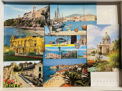 7 RPPC pohlednic Jugoslávie