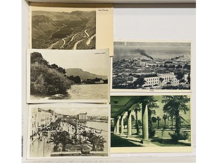 5 RPPC pohlednic Jugoslávie