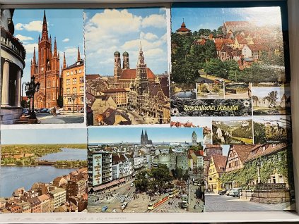 7x RPPC pohlednice BDR