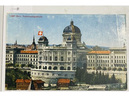 2 kolorované pohlednice Švýcarsko