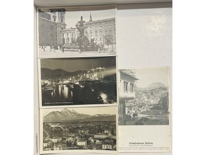 4 RPPC pohlednice Salzburg