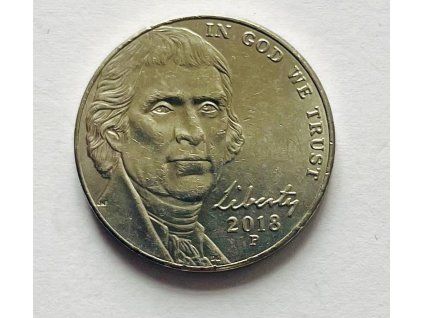 5 cents 2018 P