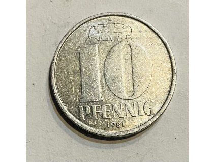 10 pfennig 1981 A