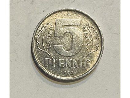 5 pfennig 1972 A