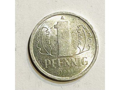 1 pfennig 1981 A