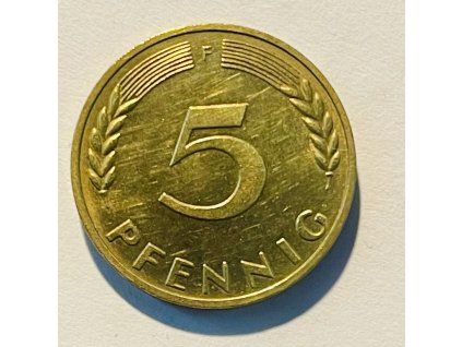 5 pfennig 1970 F