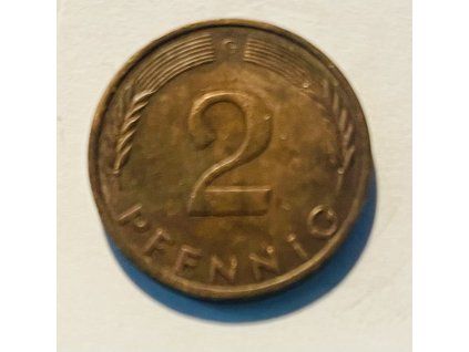 2 pfennig 1972 G