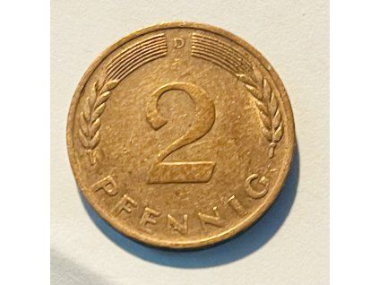 2 pfennig 1970 D