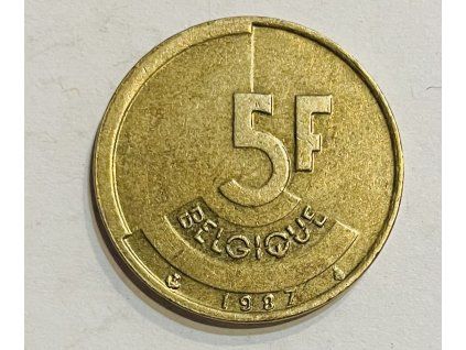 5 frank 1987 francouzská