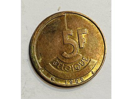 5 frank 1986 francouzská