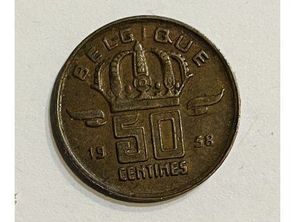50 centimes 1958 francouzská