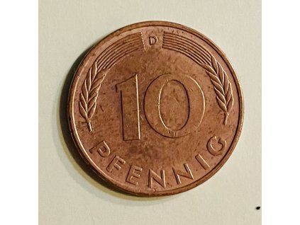 10 pfennig 1977 D