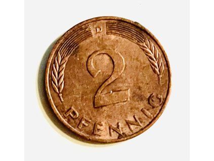 2 pfennig 1991 D