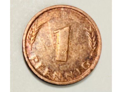 1 pfennig 1984 D