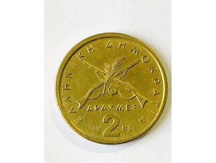 2 drachmy 1986