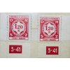 Poštovní známky Protektorát Čechy a Morava Služební známka SL7 - 1,20K červená - L a P roh. zn. DČ 3-41 čisté **