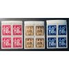 Poštovní známky Protektorát Čechy a Morava 5. výročí Protektorátu sestava 4blok s okr.