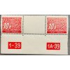 Poštovní známky Čechy a Morava doplatní známky 10h meziarší s DZ 1-39 - 1A-39 čisté **