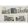 5x reprodukce Piranesiho rytin - pohledy na Řím