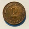 2 pfennig 1972 G