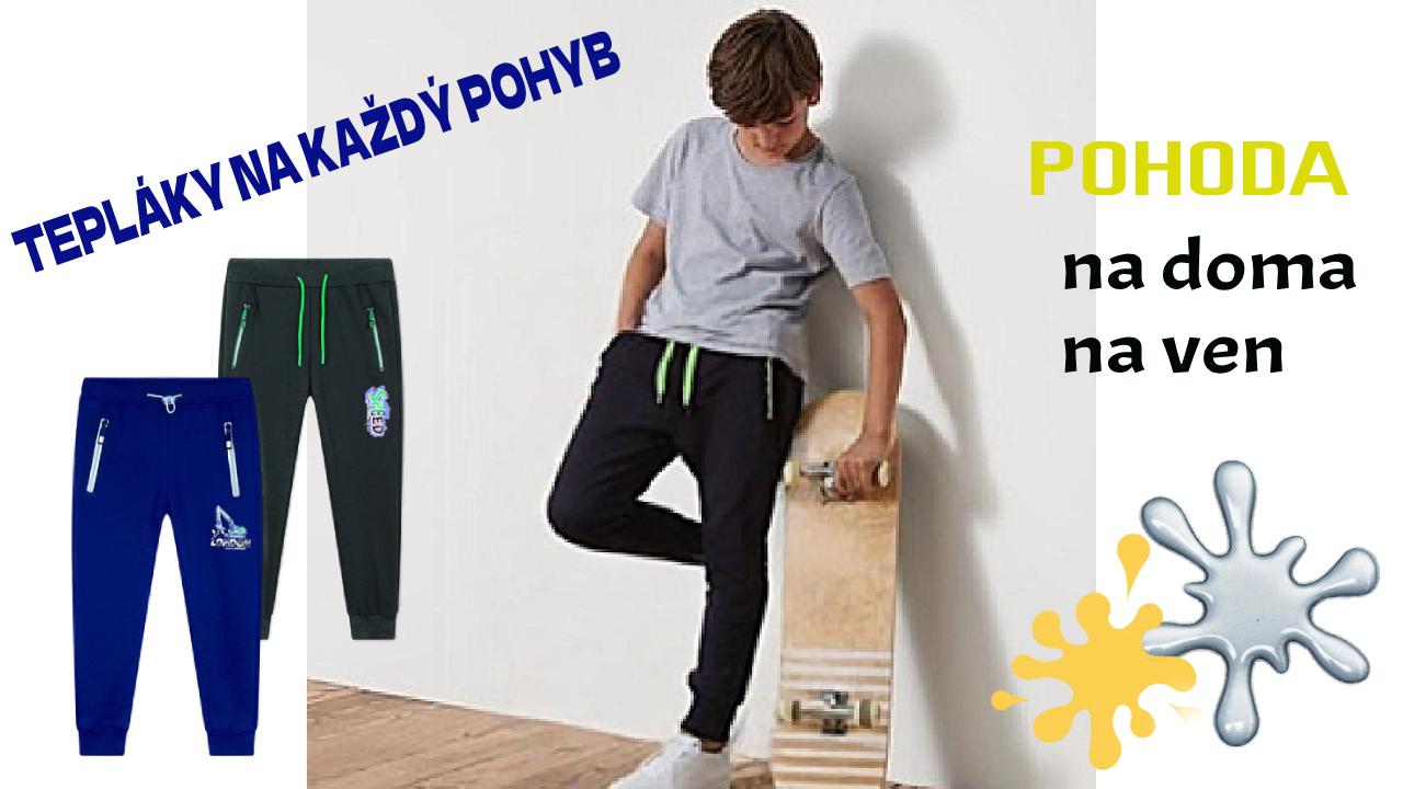 Dětské tepláky - pohodlí pro každý den
