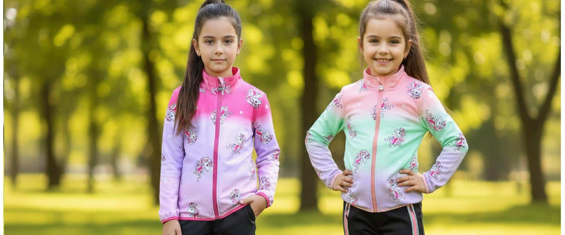 Dívčí mikiny pro holky jakéhokoli věku - bavlněné mikiny na zip