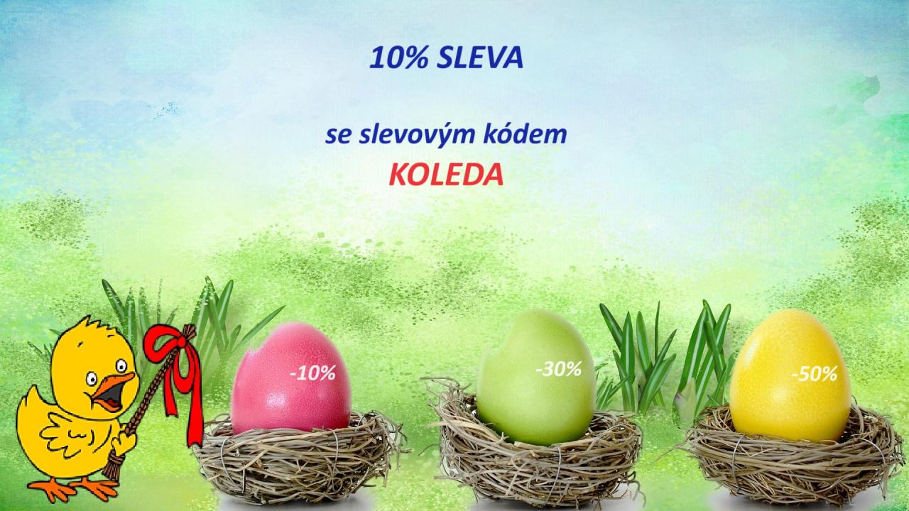 Velikonoce - sleva 10% dětské oblečení Smajlikobchod