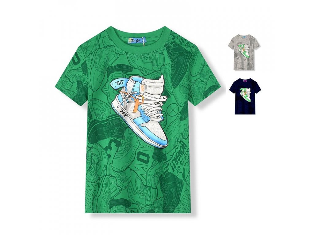 Chlapecké bavlněné tričko s krátkým rukávem TOP design pro kluky