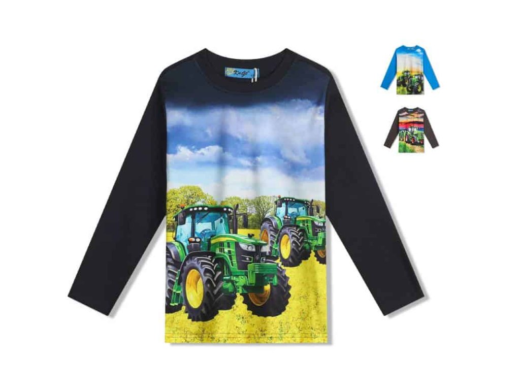 chlapecké tričko s traktorem