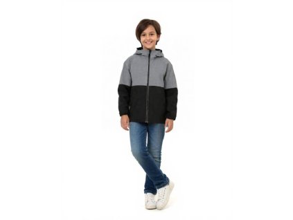 Softshellová bunda FM006 černo/šedá