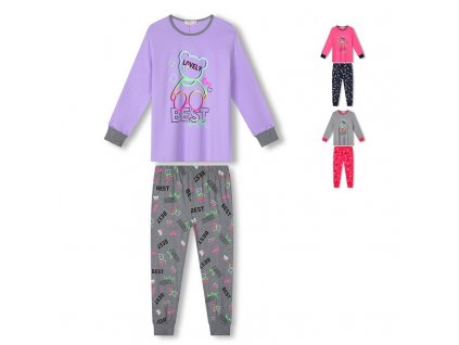VÝPRODEJ-Dívčí pyžamo s medvídkem velikosti 134-164