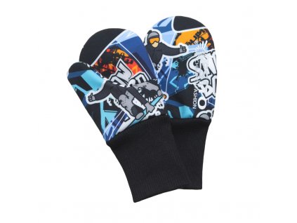 Zateplené softshellové rukavice Snowboard