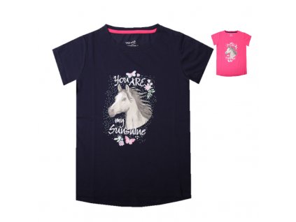 Dívčí bavlněné tričko značky Wolf velikosti  116-146