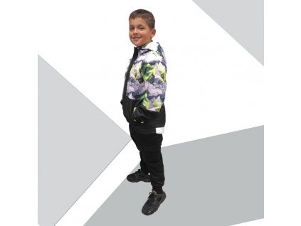 Chlapecká šusťáková bunda podšitá fleecem velikosti 134-164